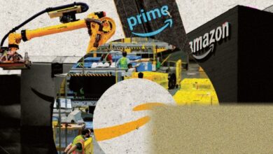 Amazon warehouse tour provides view of robot-controlled future