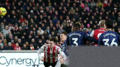 Arteta highlights Arsenal's set-piece vulnerability in Brentford clash