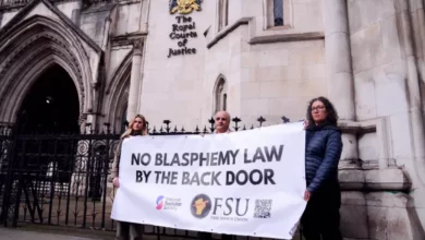 Koran burning verdict blocks attempt to introduce blasphemy law, say campaigners