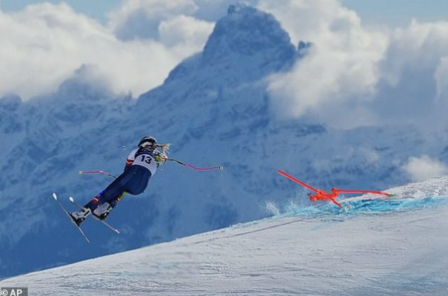 Lindsey Vonn breaks leg in Olympic comeback crash, airlifted to hospital