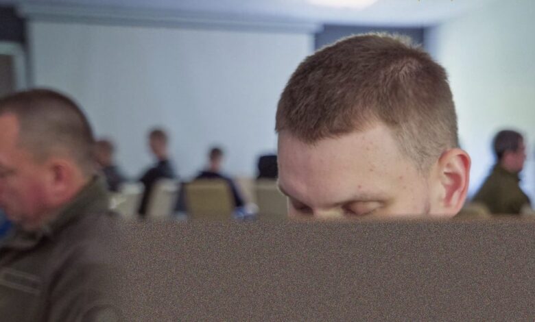 Reporter Ksenia Savoskina visits woodland retreat to document Ukrainian injured troops' stories