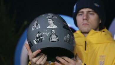 Ukrainian helmet row racer pleads with Olympic bosses to withdraw disqualification threat