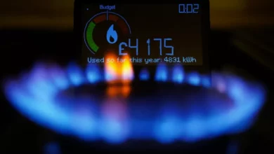 Graph showing forecasted rise of Ofgem price cap to £1,973.