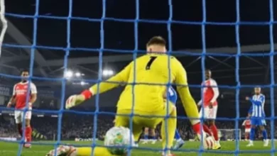 Arsenal establish seven-point advantage after Saka nets in resilient win at Brighton