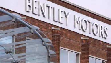 Bentley's historic Crewe factory headquarters building.