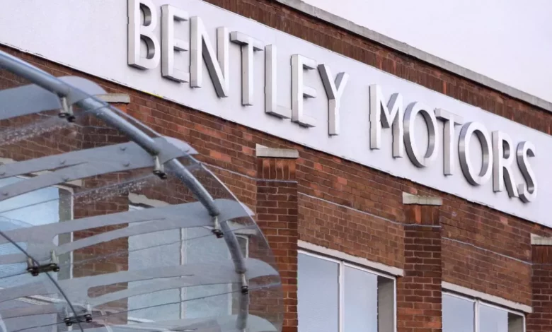 Bentley's historic Crewe factory headquarters building.
