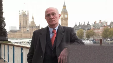 A former prisoner turned campaigner speaking at a charity event on rehabilitation.