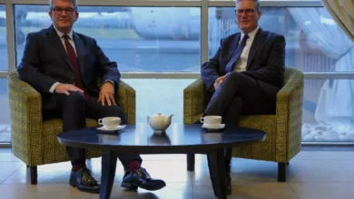 Martin Hewitt, former head of Border Security Command, at a press conference.