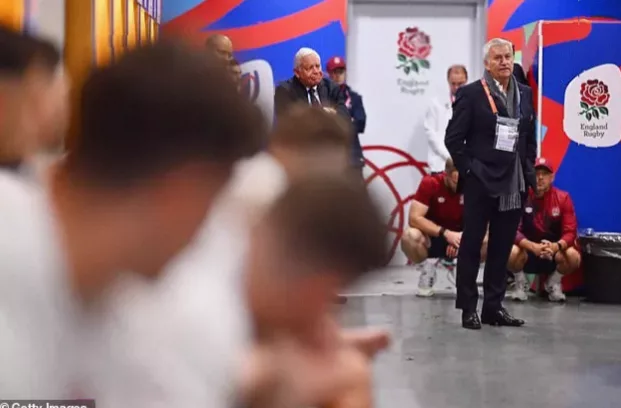 England players looking dejected after a Six Nations defeat.