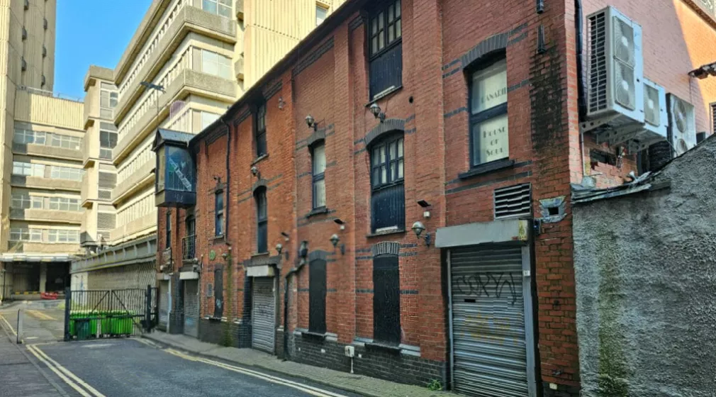 Modern apartments and commercial spaces in Croydon's Old Town area.