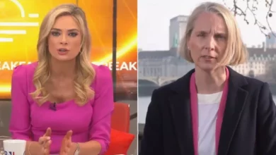 Environment Secretary Emma Reynolds speaking during a GB News interview.