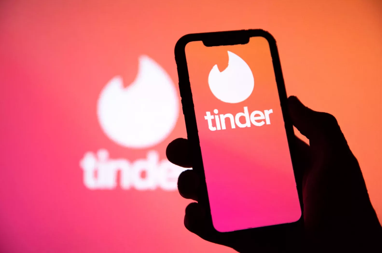 Smartphone screen showing a dating app profile and chat interface.