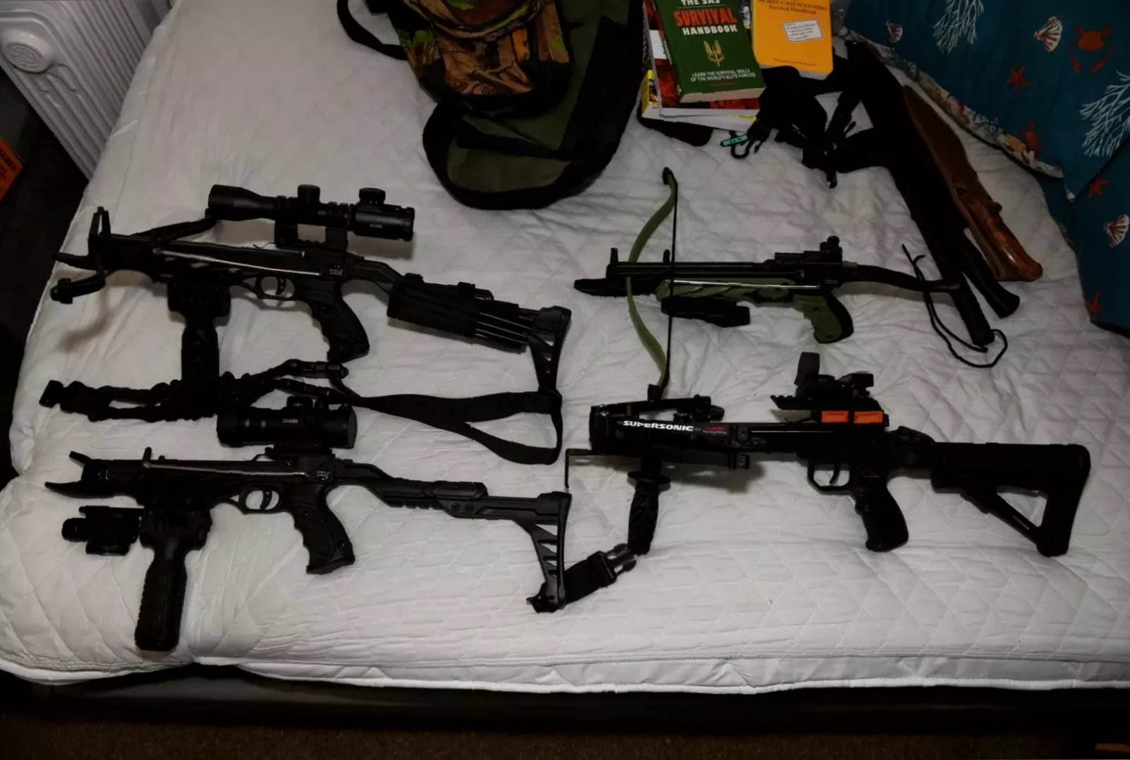Man jailed over arms and survivalist stockpile discovered at his house