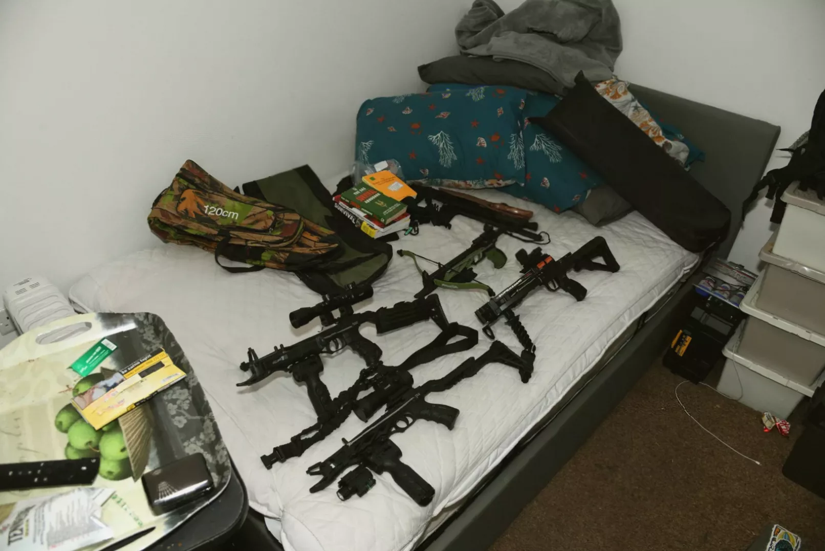 Man jailed over arms and survivalist stockpile discovered at his house