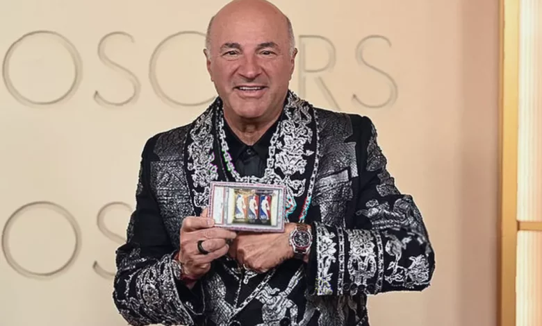 Marty Supreme star Kevin O'Leary sports $30 million sporting memorabilia at Oscars ceremony
