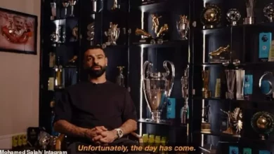 Mohamed Salah's emotional video message announcing his Liverpool departure.