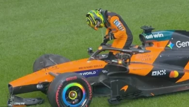 Piastri's home race ends in crash during practice session