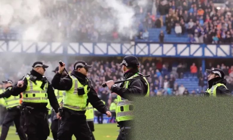 Police officers denounce conduct of Celtic and Rangers supporters at Ibrox
