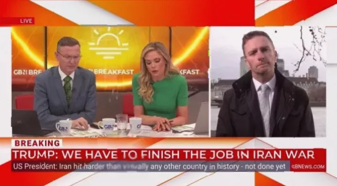 Senior Conservative rolls eyes during heated GB News interview