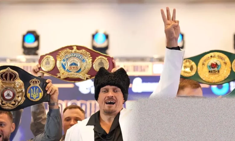Usyk condemns Russia's Olympic readmission and targets third bout with Fury