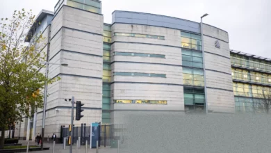Exterior of Belfast Crown Court where the murder trial was held.