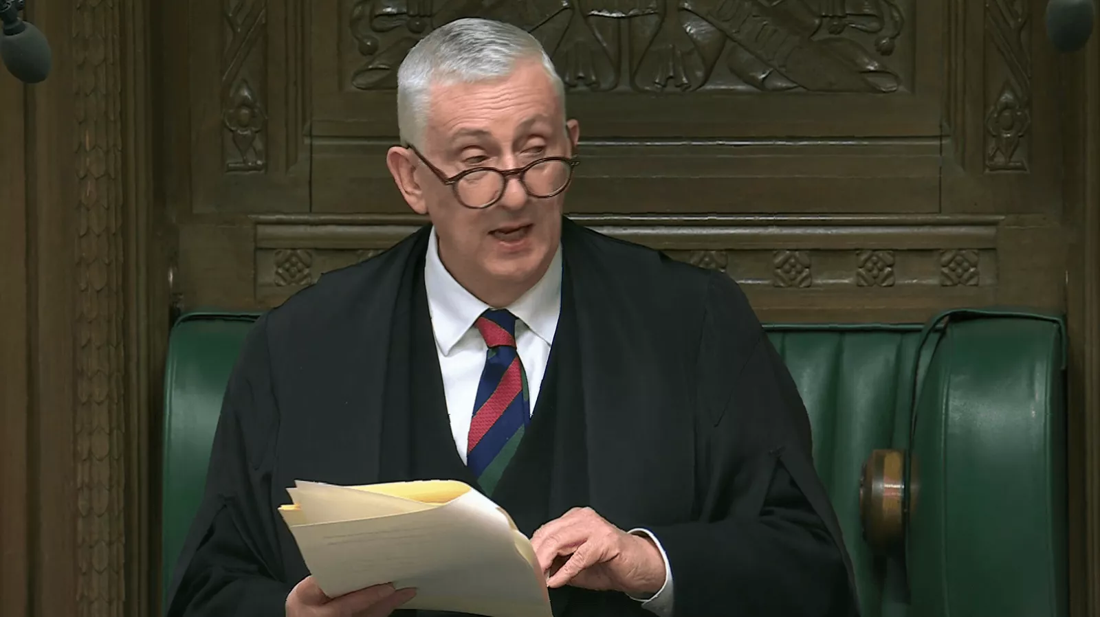 Sir Keir Starmer at the despatch box facing questions from the opposition