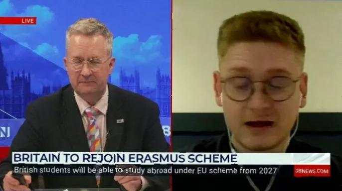 Official documents and a website page showing Erasmus+ programme funding details.