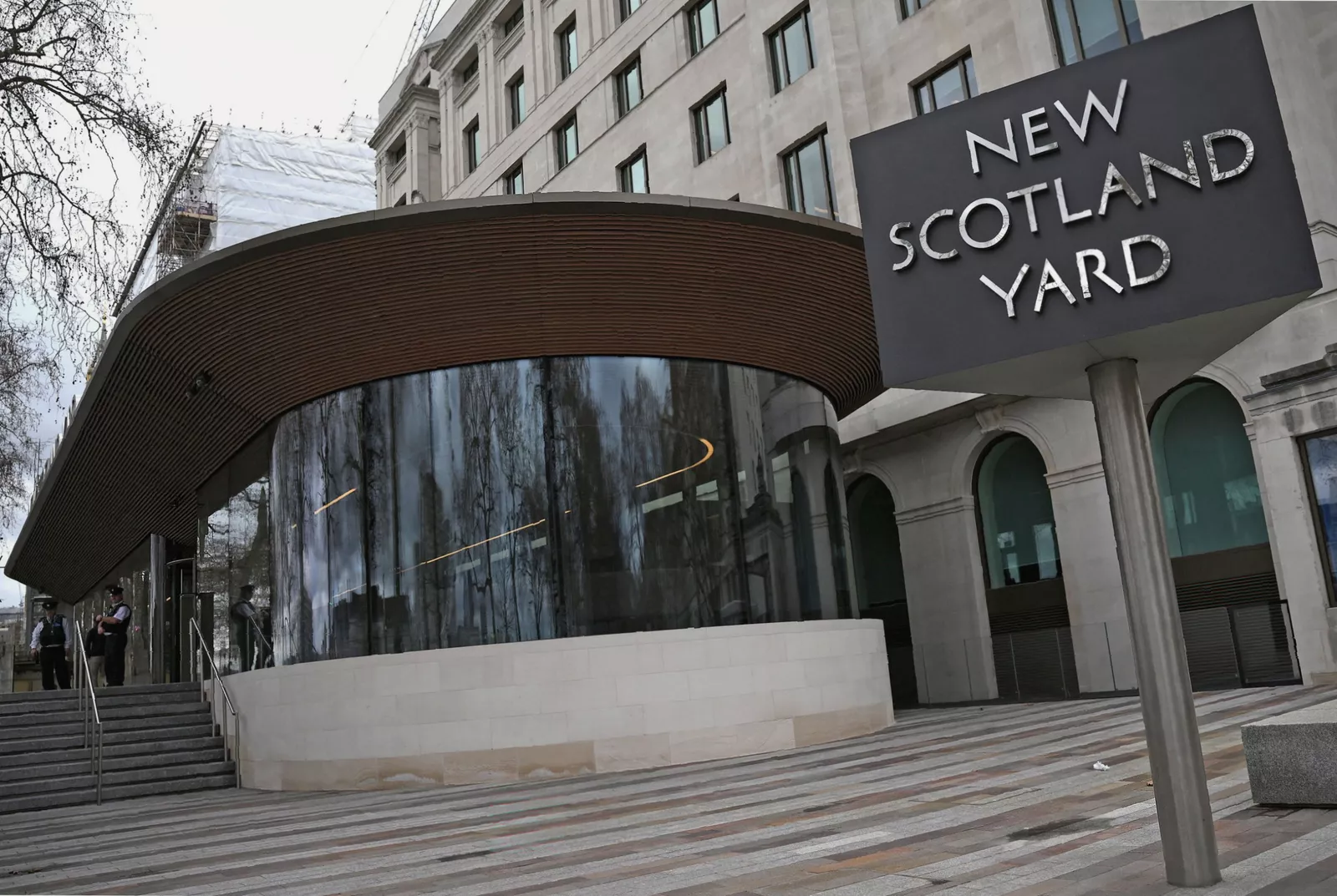 A generic UK police station exterior, symbolising the ongoing Metropolitan Police cybercrime investigation.
