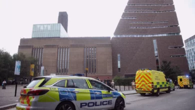 The viewing platform at the Tate Modern gallery in London.