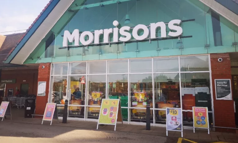 Exterior of Morrisons Hilmore House head office building in Bradford.
