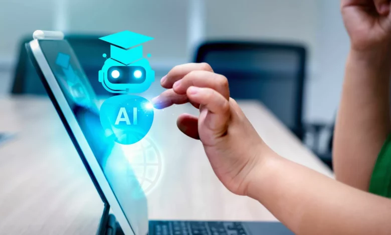 A computer screen displaying a medical question typed into an AI chatbot interface.