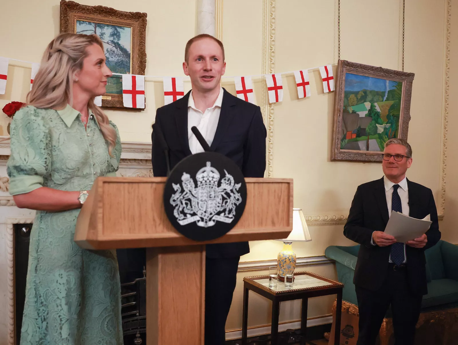 Food bank volunteer George Sutherland recognised at the reception