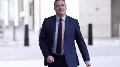 UK Health Secretary Wes Streeting speaking in a television interview.