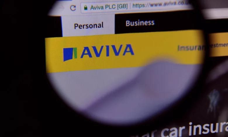 Protesters gathered outside Aviva’s AGM in York with banners and signs