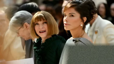 Protesters outside the Metropolitan Museum of Art holding signs against the Bezos-sponsored Met Gala