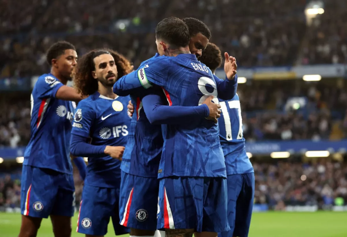 Premier League table on the final day showing Chelsea in eighth place amid tight European race.