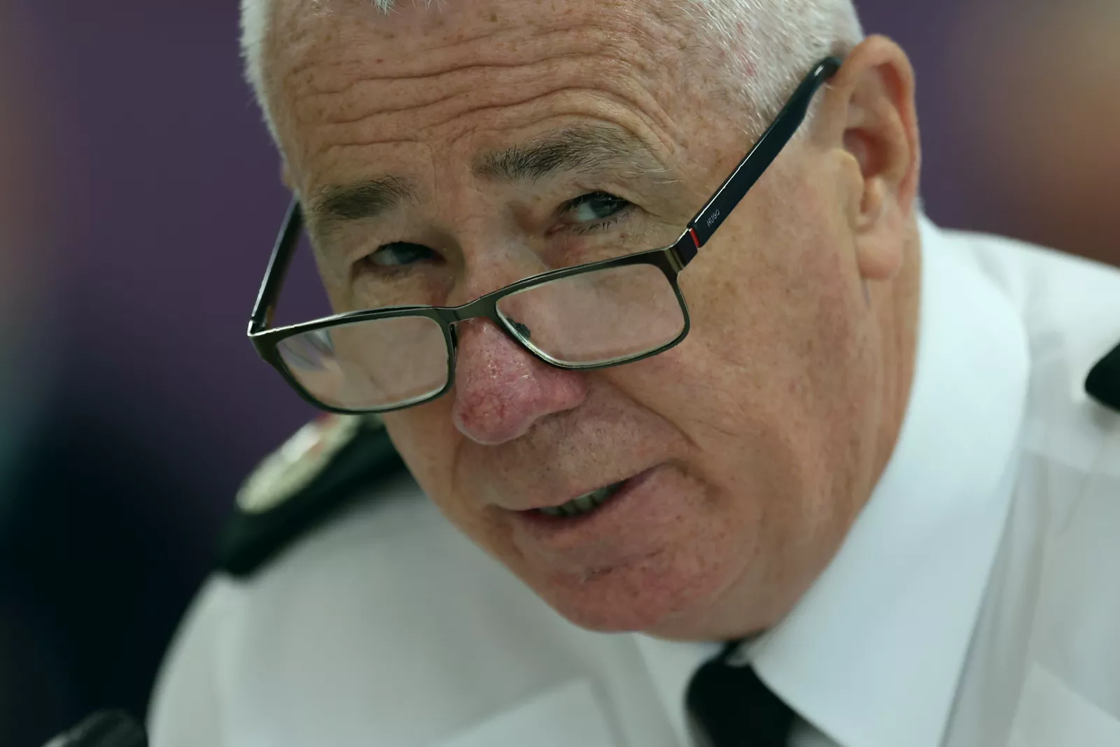 Joint press conference with the chief constable and Northern Ireland political leaders condemning terrorism
