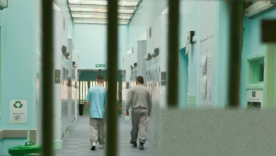 A view of a youth detention centre building in England