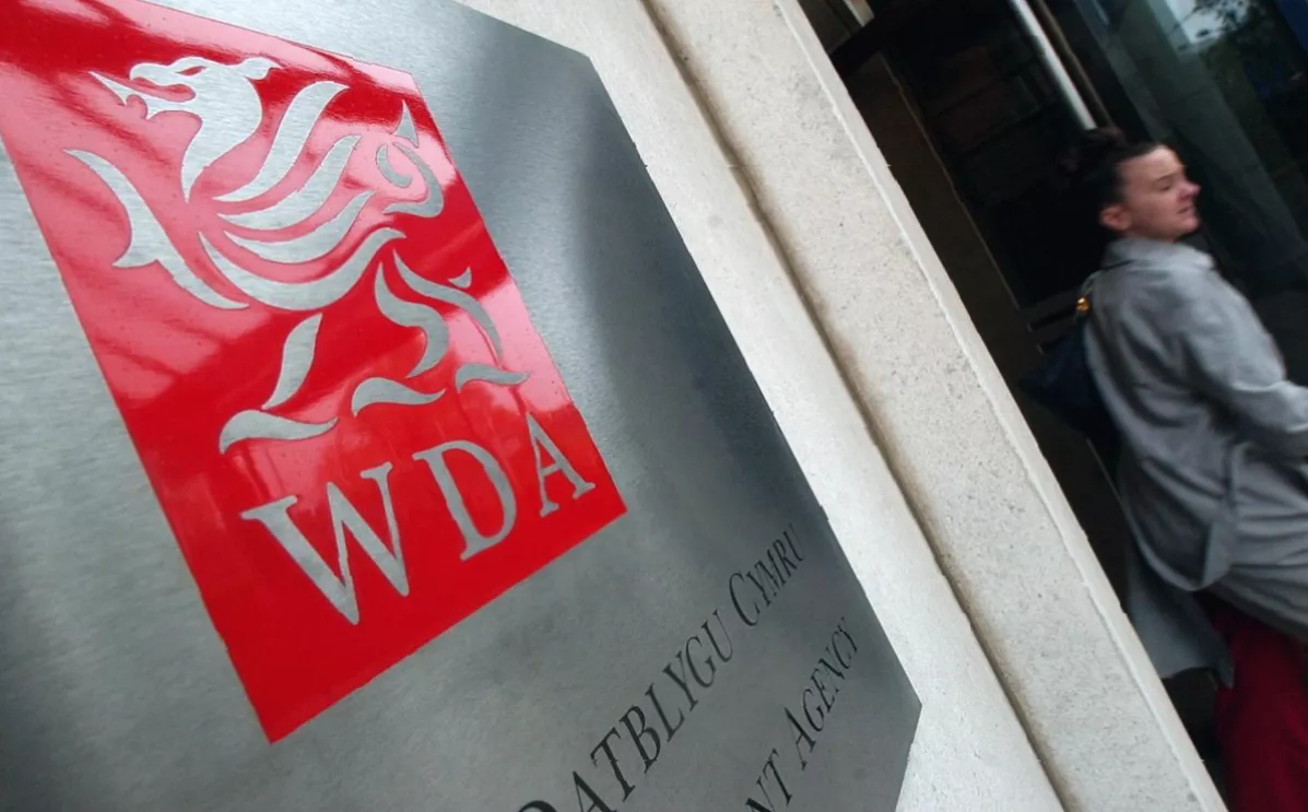 Welsh Government building with signage in the capital city