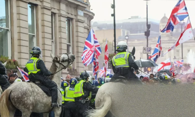 Home Office building in London, where exclusion orders were issued against far-right activists