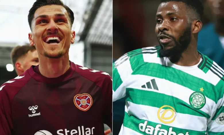 Tynecastle Park stadium packed with fans during Hearts’ 3-0 win over Falkirk