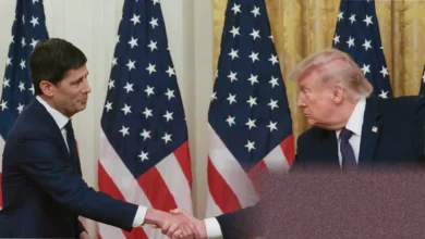Swearing-in ceremony for the new Federal Reserve chair in the White House East Room