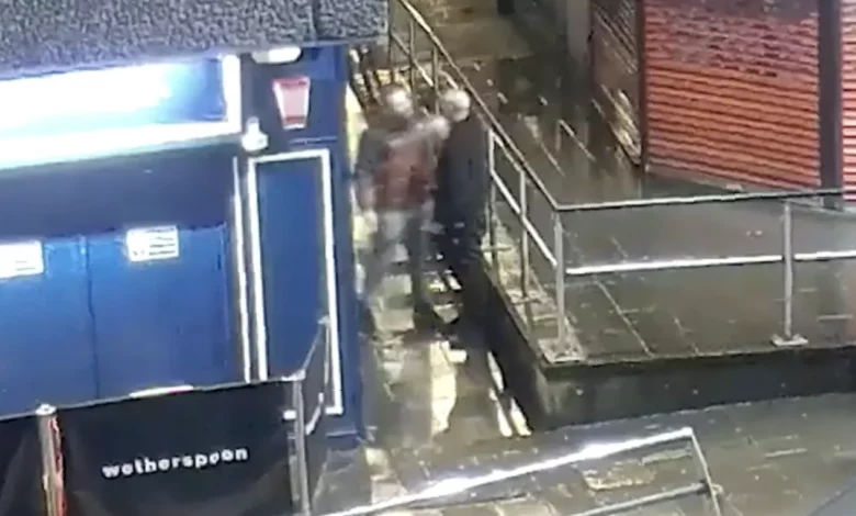Alleyway outside a Wetherspoon pub in Ebbw Vale where the fatal confrontation occurred