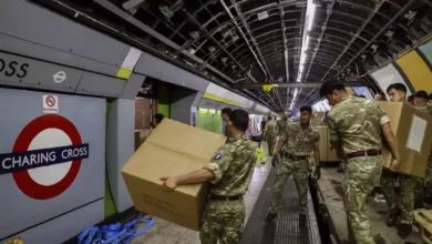 Abandoned Jubilee line platforms at Charing Cross converted into a military command centre