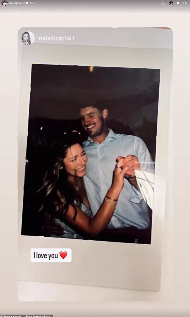 A birthday Instagram post showing Jones and ElAttrache laughing together