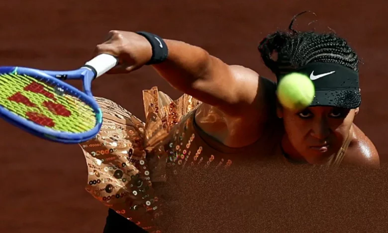 Crowds gather on Court Suzanne-Lenglen for Naomi Osaka’s third-round match at Roland Garros