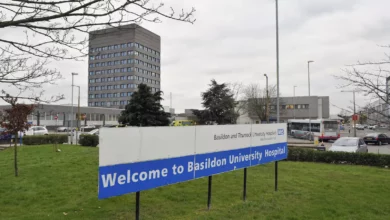 Maternity ward at Basildon University Hospital where staff were exposed to high nitrous oxide levels