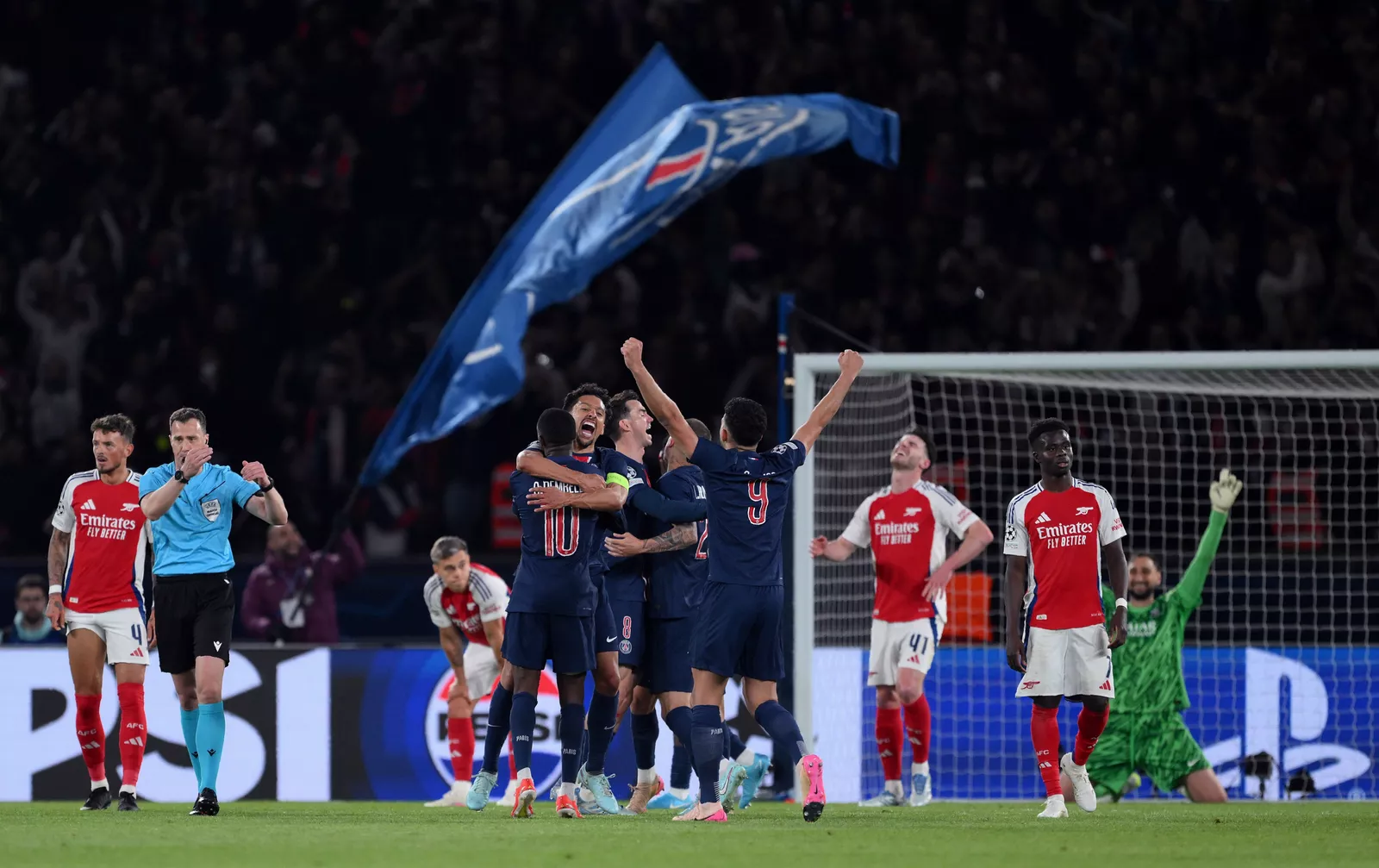 PSG captain lifting the Champions League trophy during the 2025 final victory