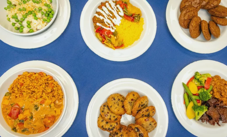 Hospital food tray with red meat, eggs and full-fat dairy under new US dietary guidelines