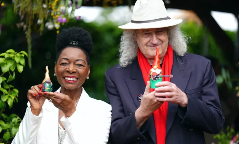 Crowds gather at the Royal Hospital Chelsea for the first day of the Chelsea Flower Show